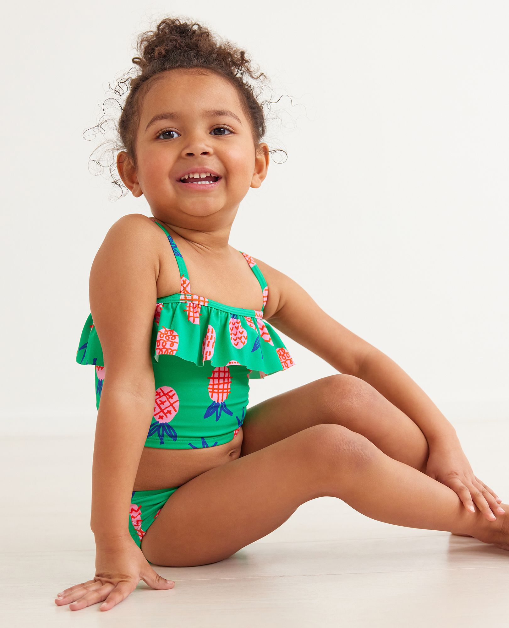 Print Ruffle Two Piece Swimsuit Hanna Andersson