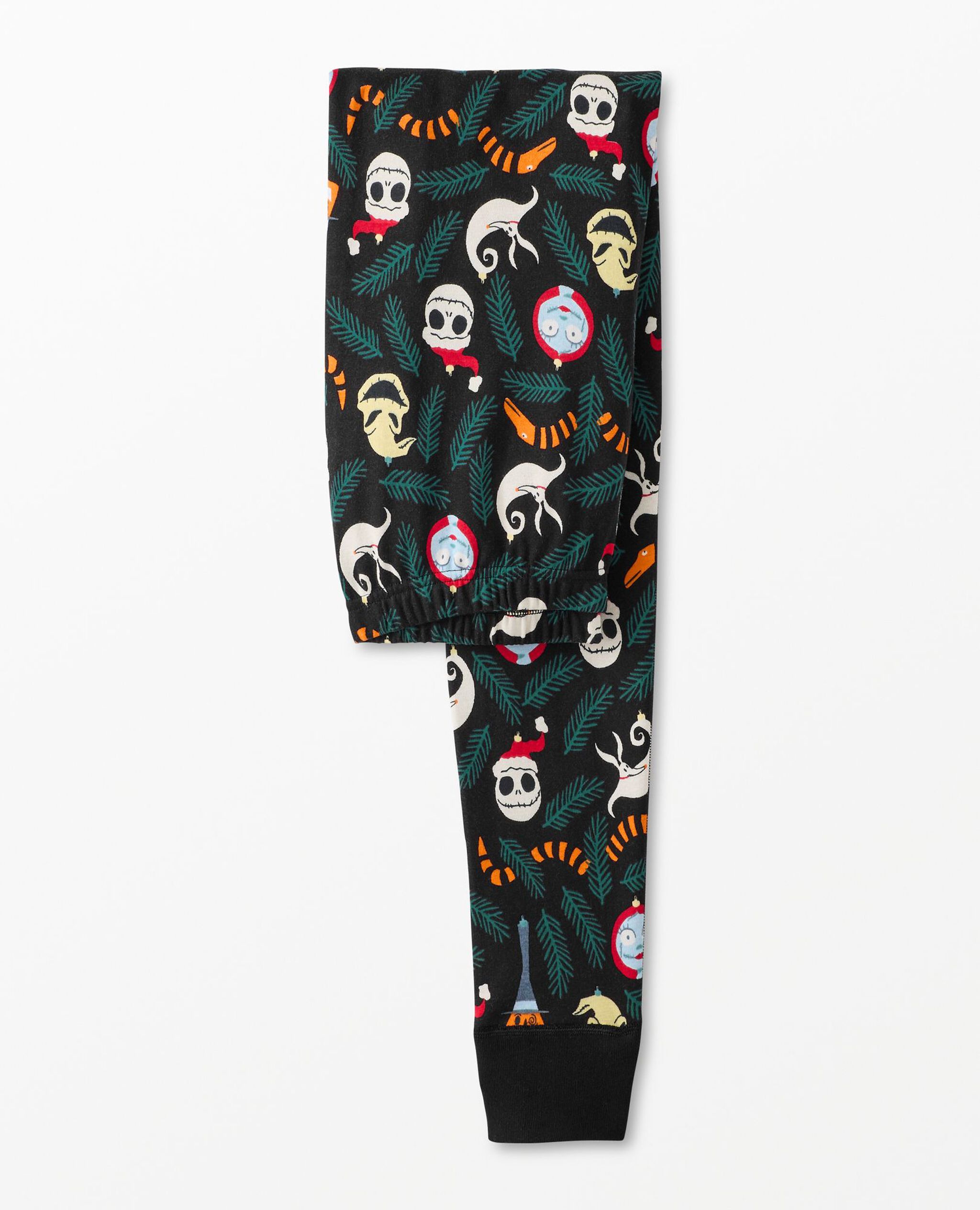 Adult Disney Tim Burton's The Nightmare Before Christmas Long John Pajama Pants in NBC Ornaments - main