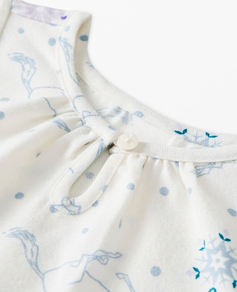 Kids Disney Frozen Flannel Nightgown in Anna Frozen on White - main
