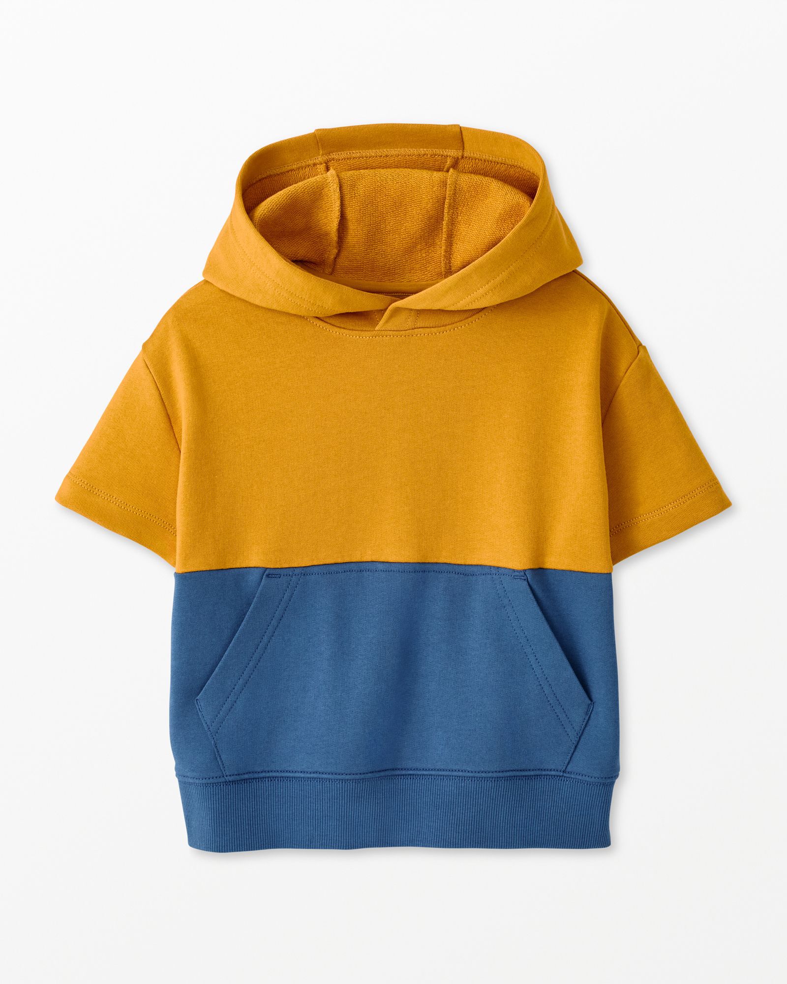 French terry short sleeve hoodie 2025