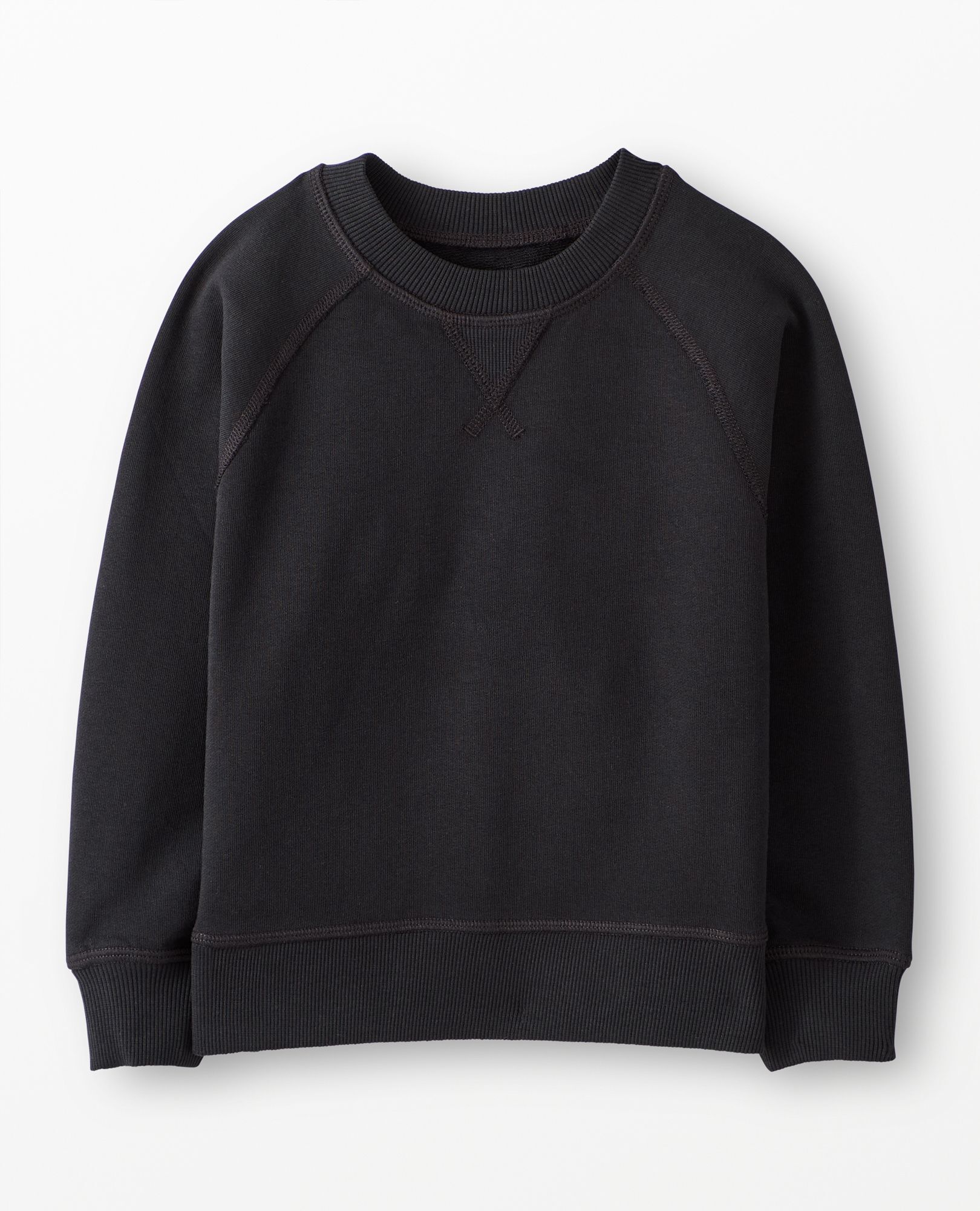 French Terry Sweatshirt in Black - main