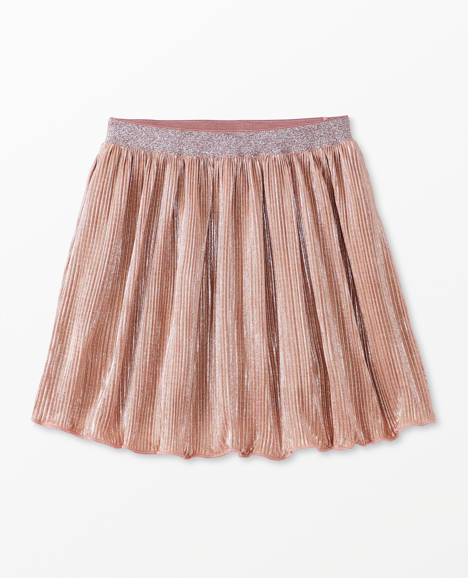 Metallic pleated skirt womens clearance