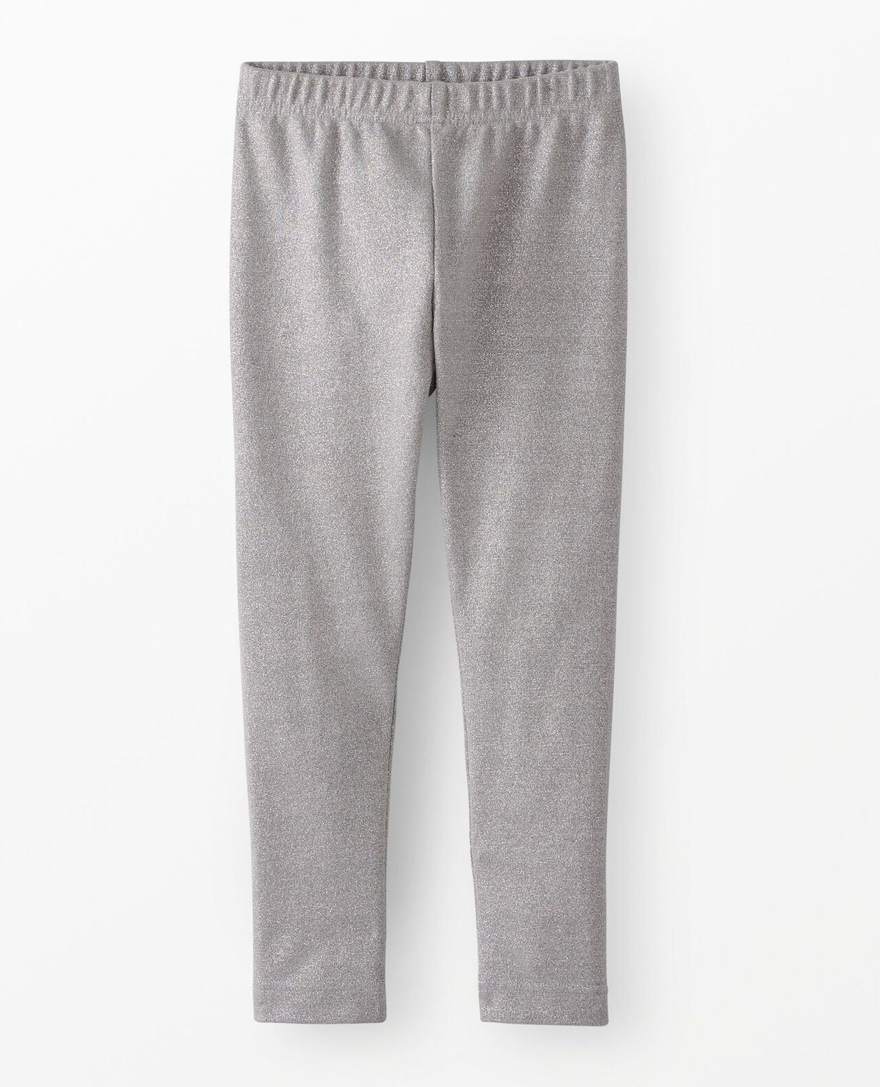 Ribbed Metallic Sparkle Leggings in Misted Grey - main