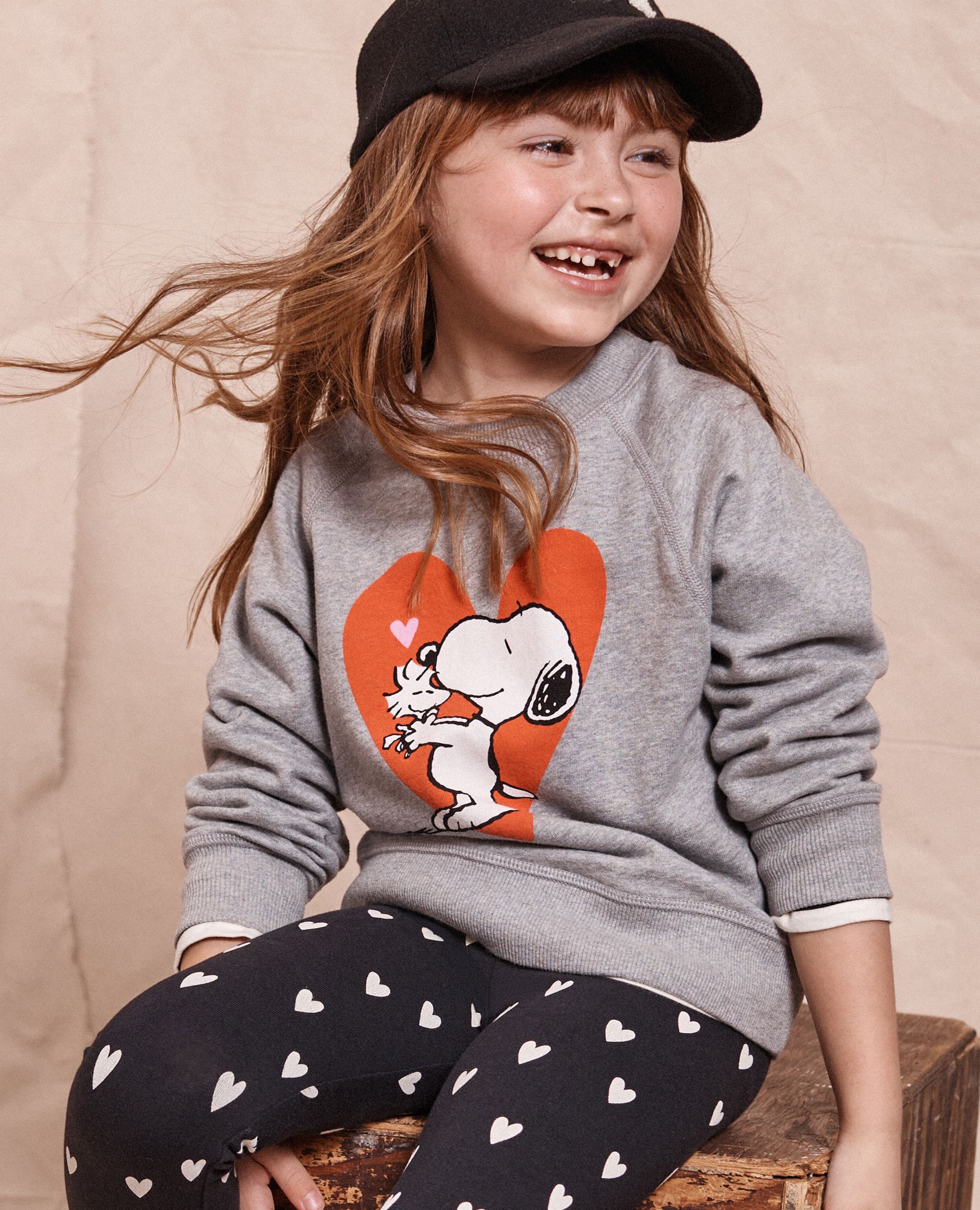Peanuts Valentine's French Terry Sweatshirt