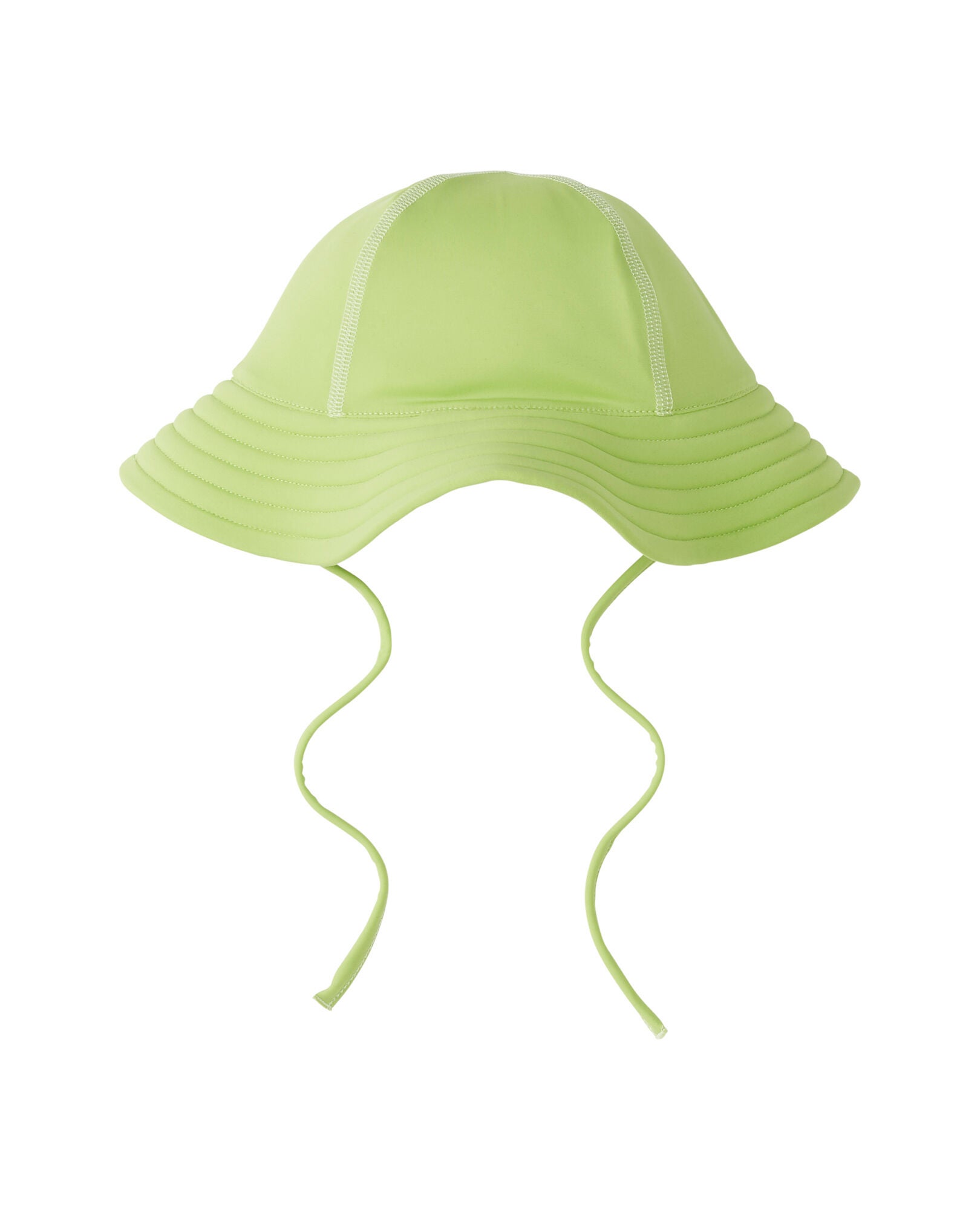 green toddler hat