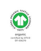 Adult Long John Top In Organic Cotton in Heritage Fairisle in Black - main