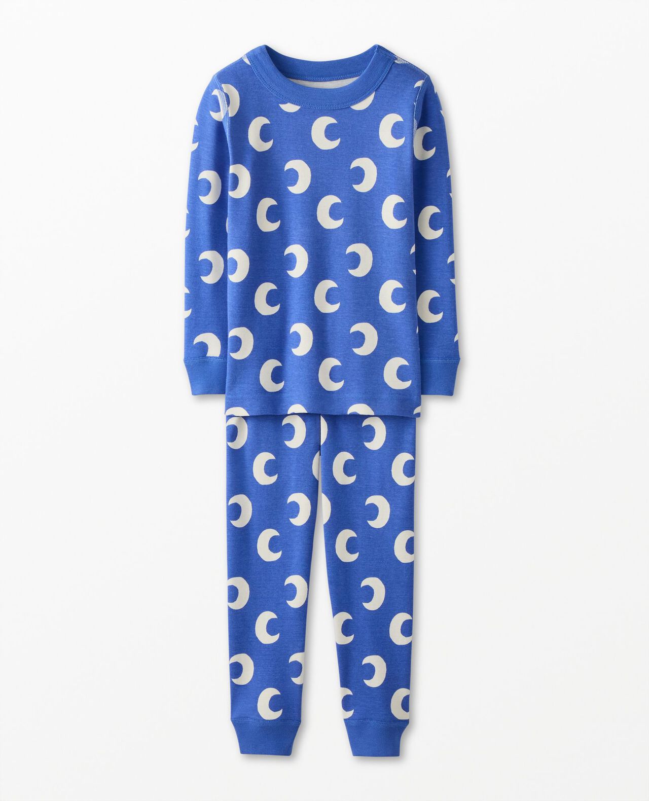 HannaJams™ Pajama Set in Crescent Moon on French Blue - main