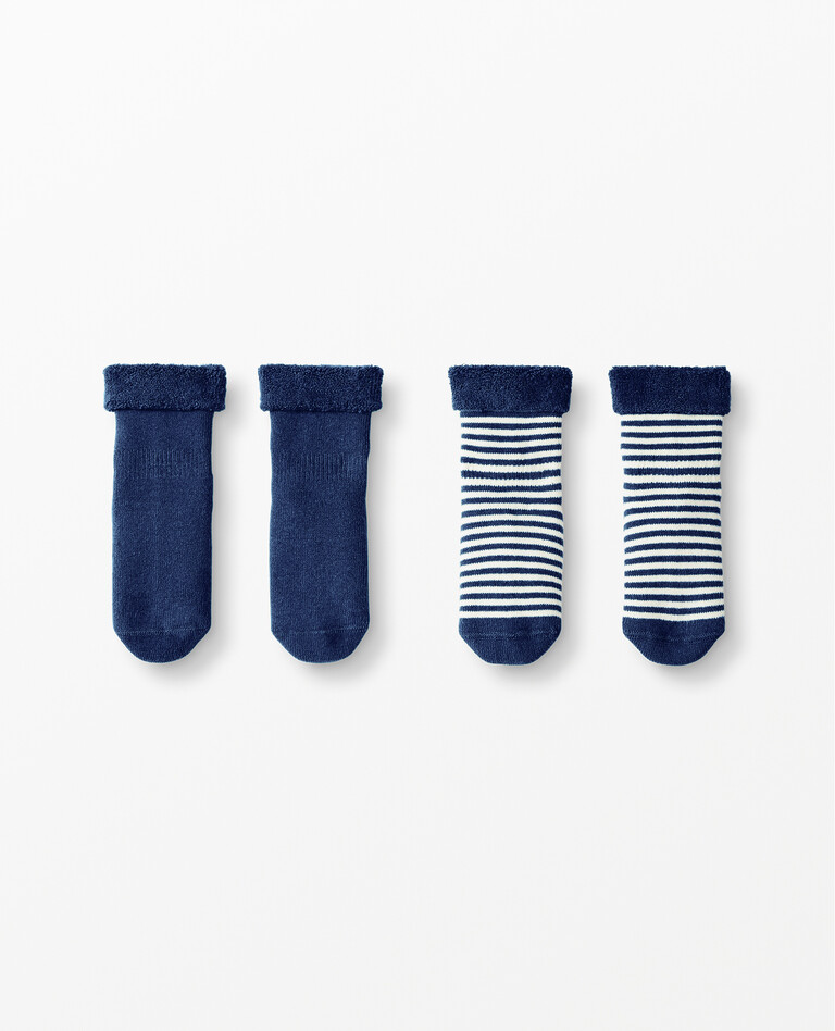 Best Ever First Socks 2-Pack in Navy Blue - main