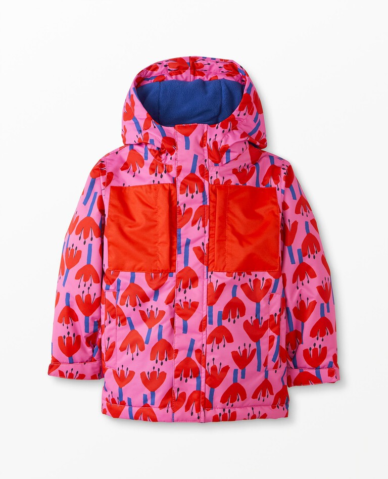 Print Snow Jacket in Sunset Tulip - main