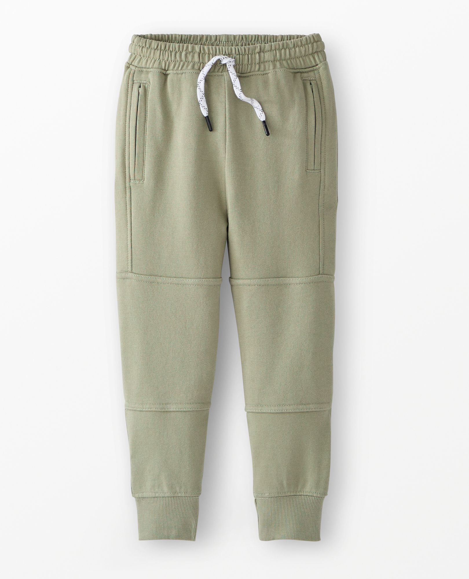 Slim Fit French Terry Double Knee Sweatpants | Hanna Andersson