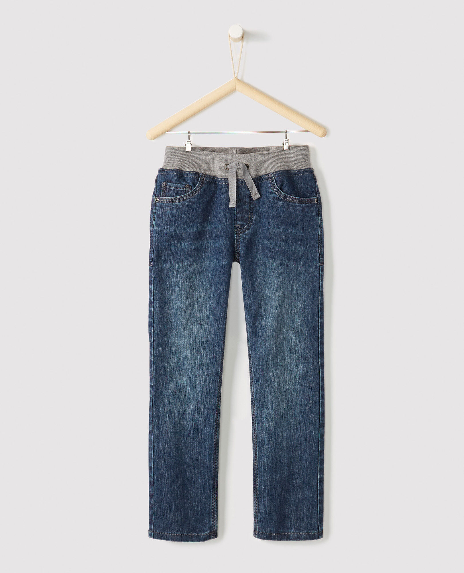 jersey lined jeans