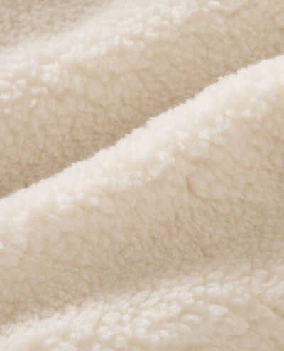 Faux Shearling Jacket in Ecru - main