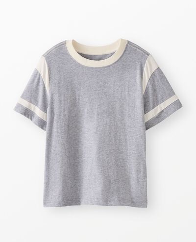 Jersey T-Shirt in Heather Grey - main