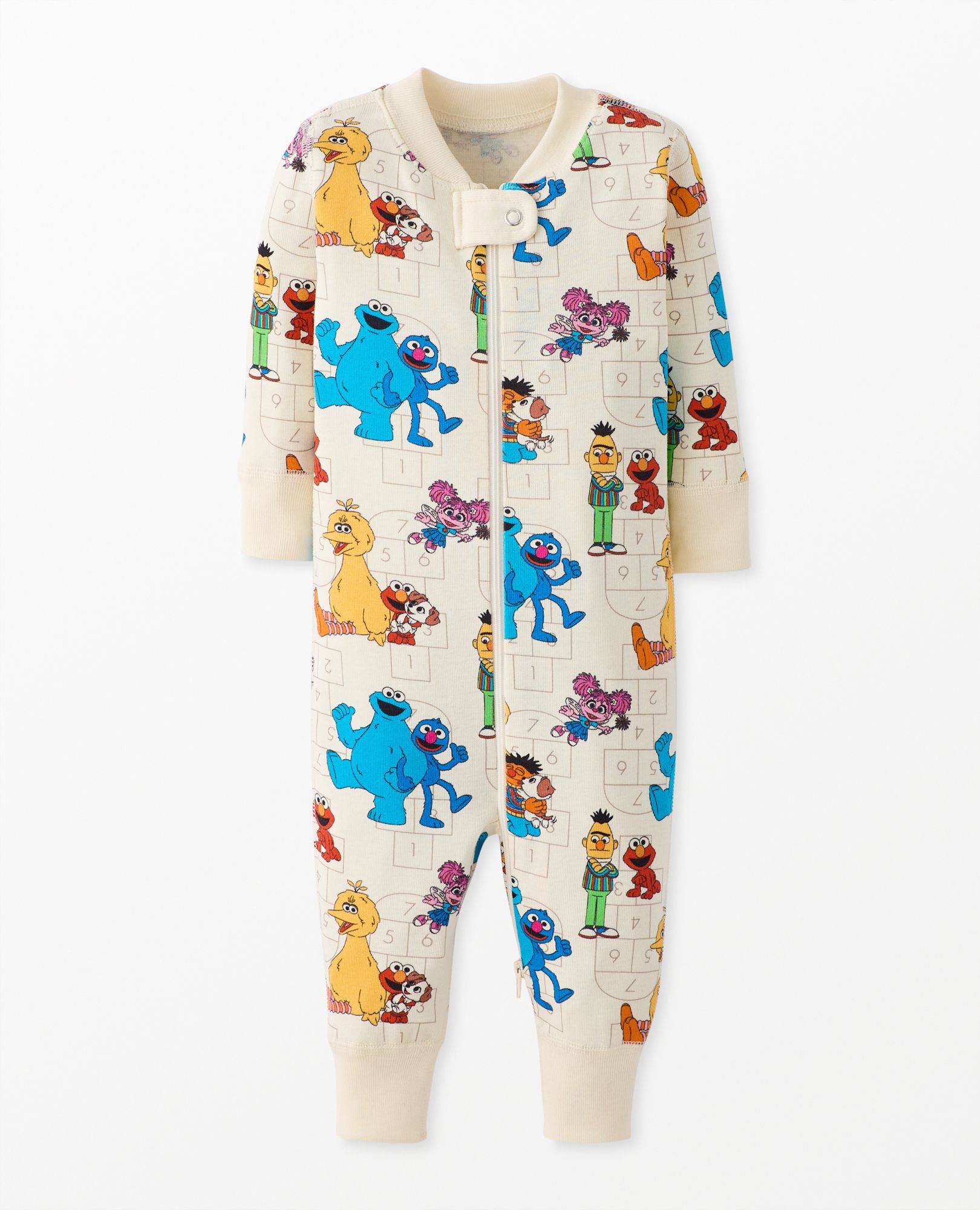 Baby Sesame Street 2-Way Zip Sleeper