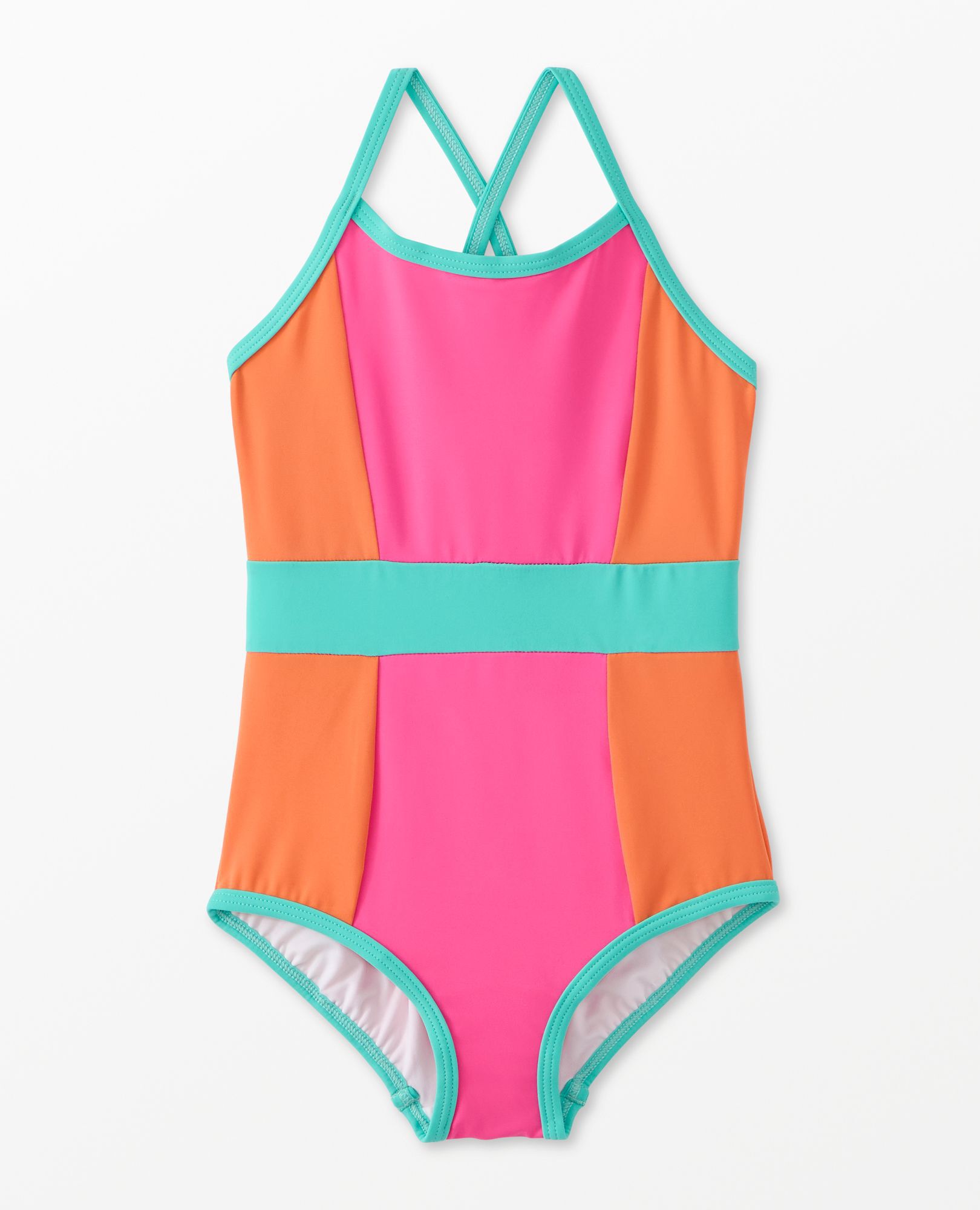 Colorblock One Piece Swimsuit