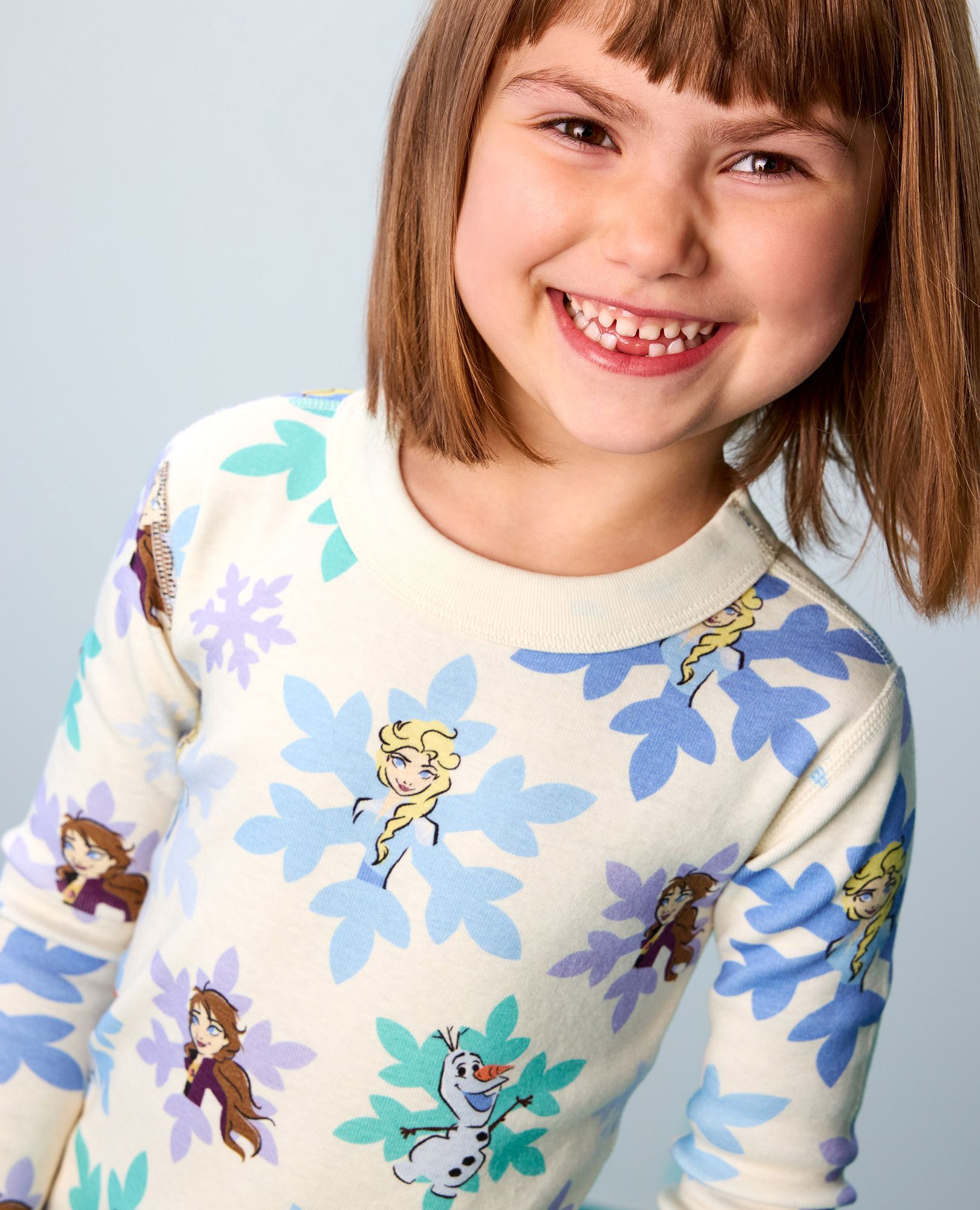 Disney Princess HannaJams™ Pajama Set in Frozen Snowflake Print - main
