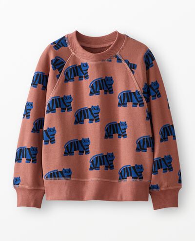 French Terry Sweatshirt in Tiger Cubs - main