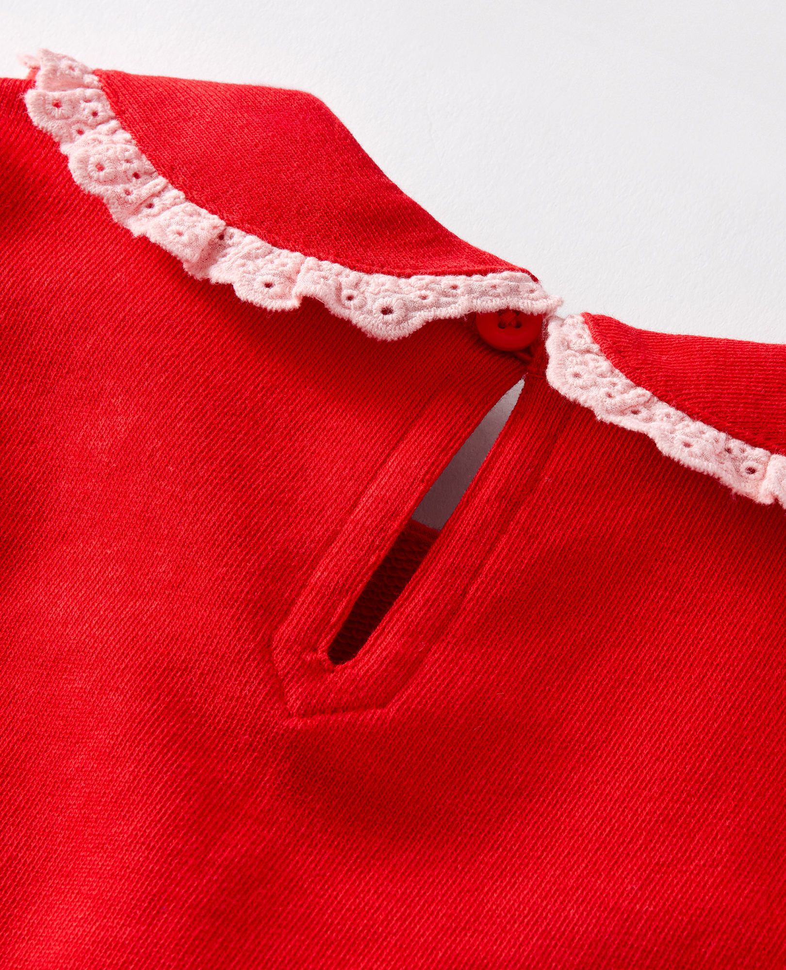 Disney Minnie Mouse Holiday French Terry Sweatshirt in Minnie on Red - main