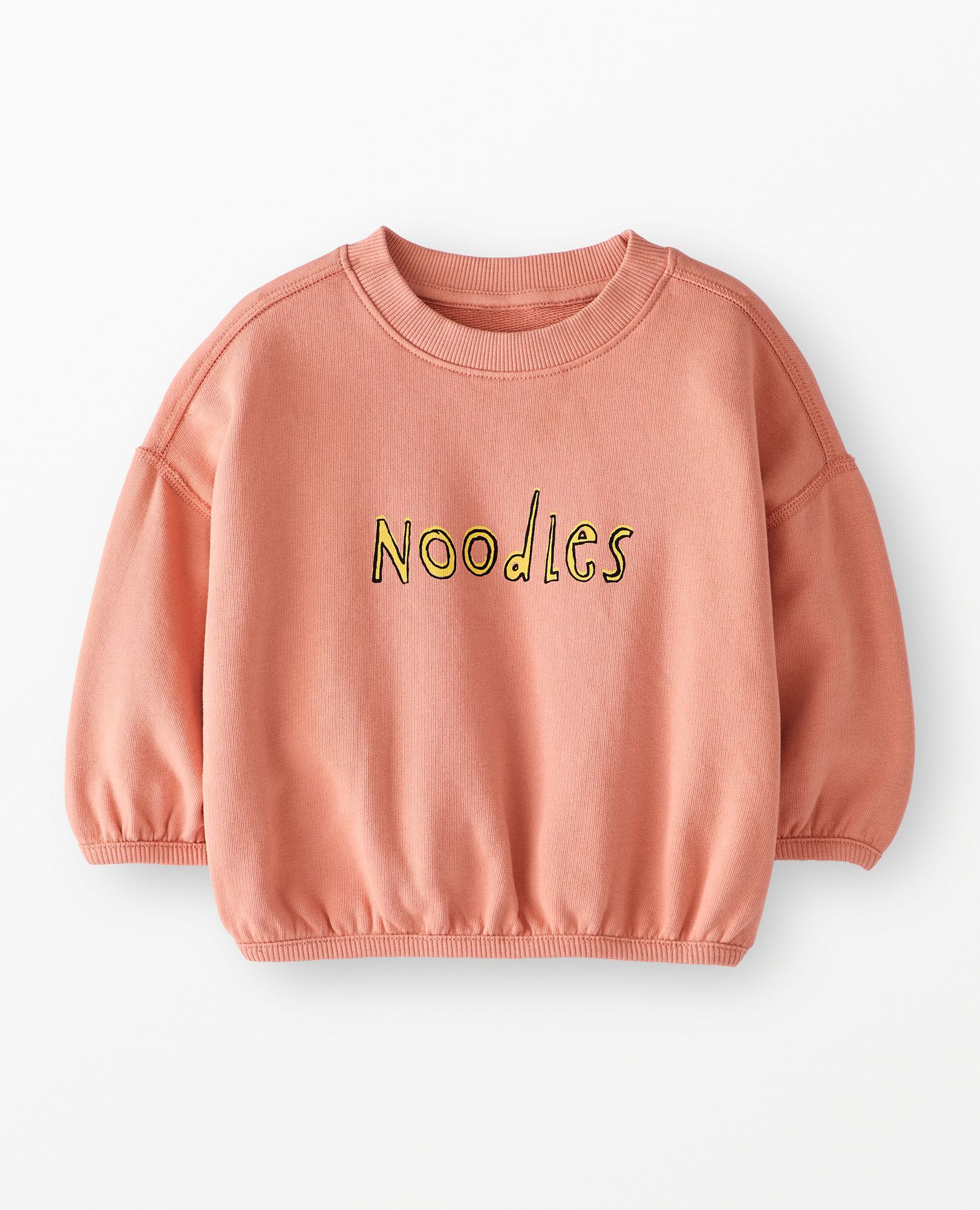 French Terry Graphic Sweatshirt in Bowtie Noodles - main