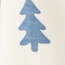 Holiday HannaJams™ Sleeper in Festive Forest on Ecru - swatch