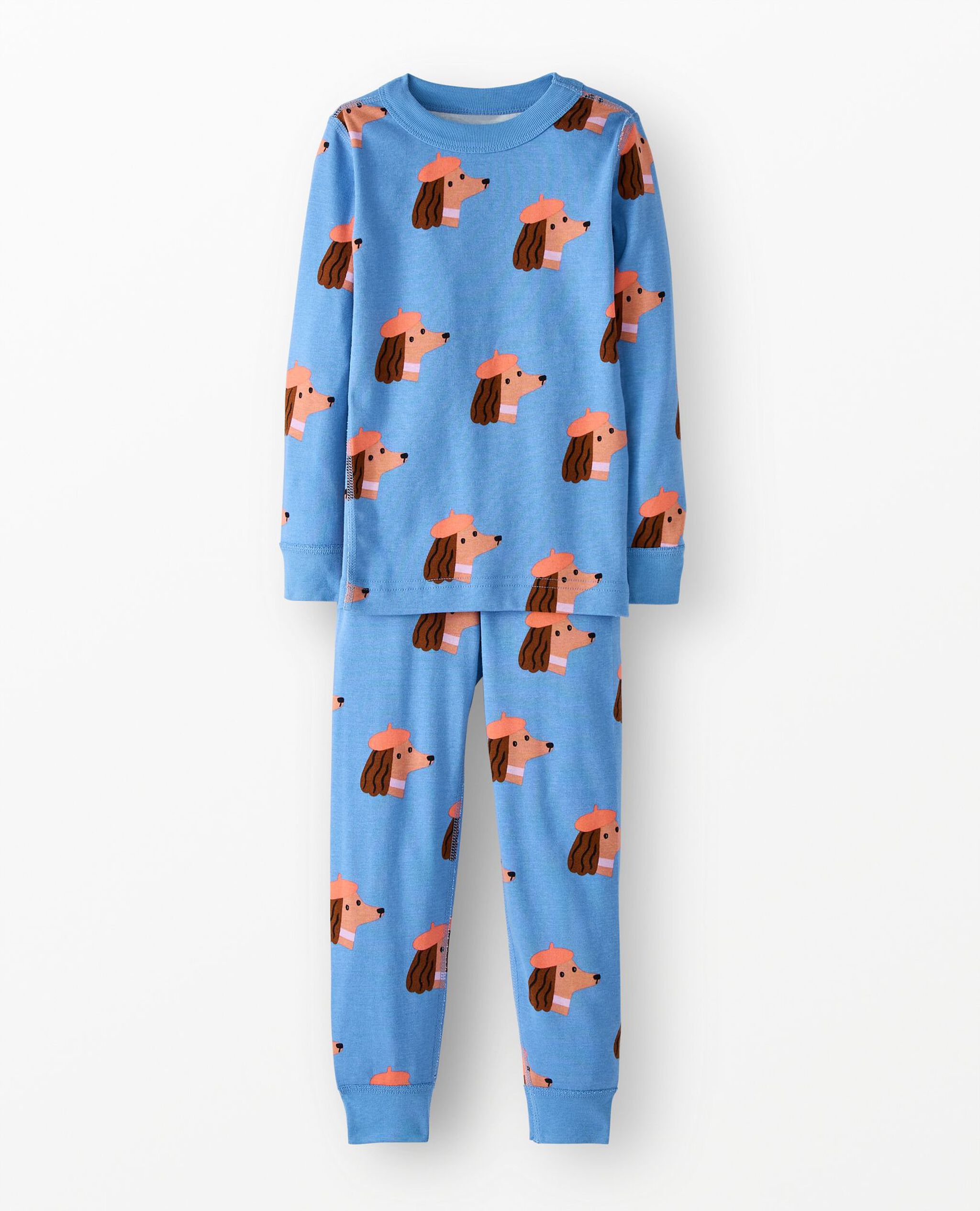 HannaJams™ Pajama Set in Bruno on Horizon Blue - main