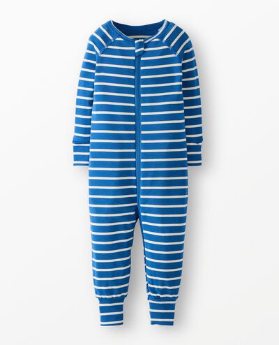 HannaSoft™ Stretch Sleeper in Shadow Blue/Ecru - main