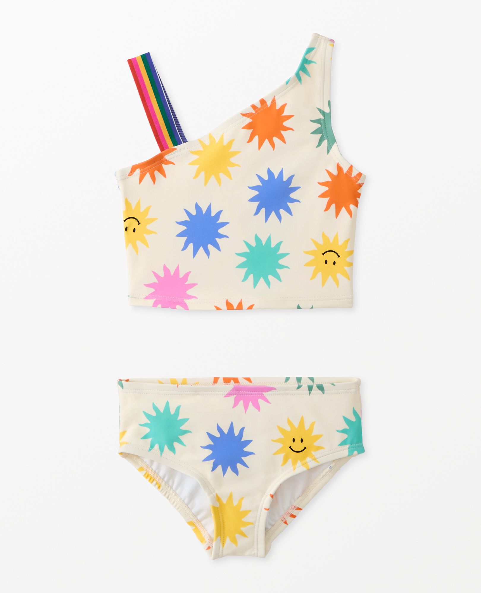 Two Piece Asymmetrical Swimsuit