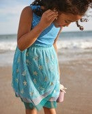 Disney's Little Mermaid Tulle Dress in Little Mermaid Blue - main