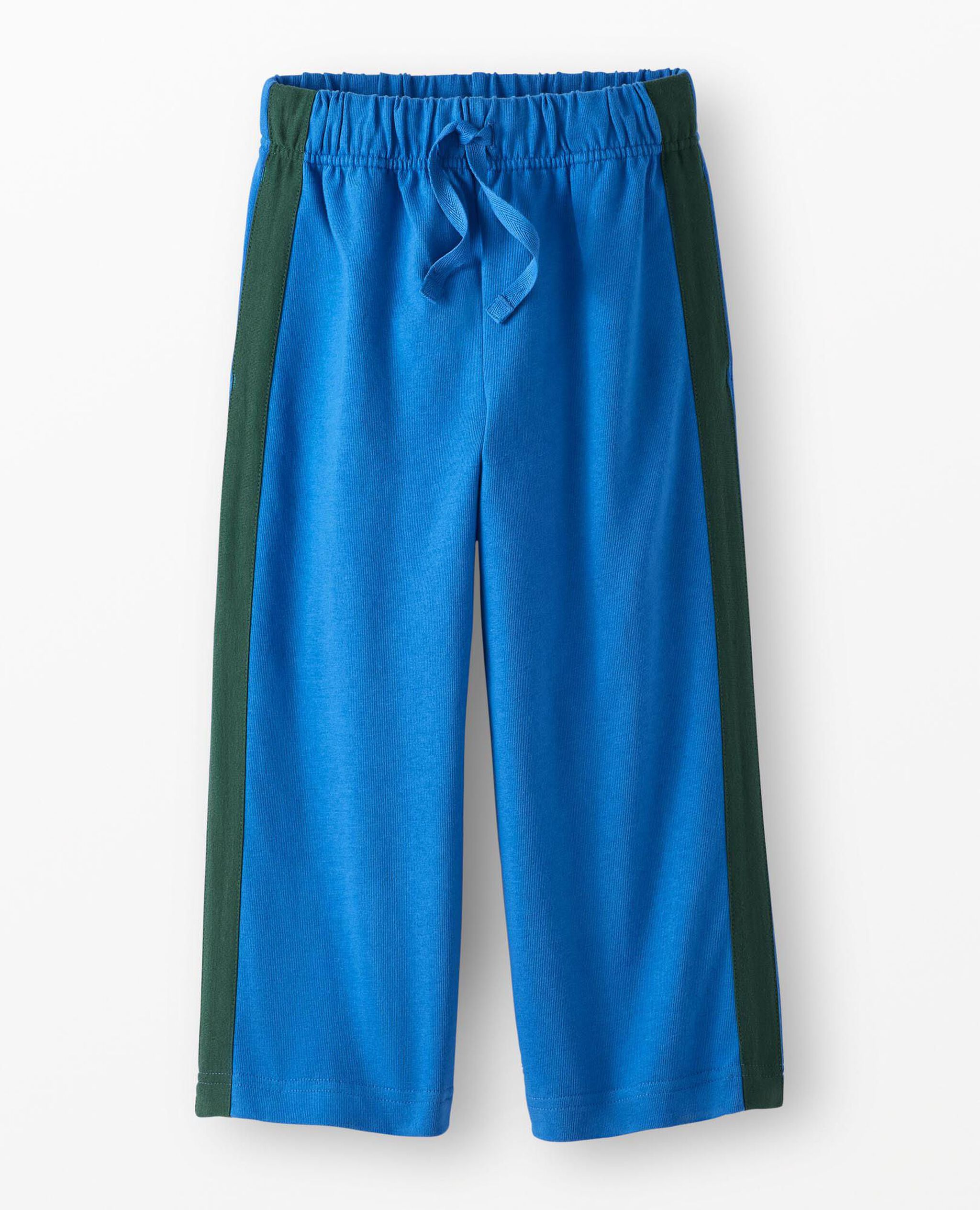 Wide Leg Side Stripe Pants in Bluest Sky - main