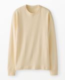 Adult Long John Pajama Top in Almond Oil - main