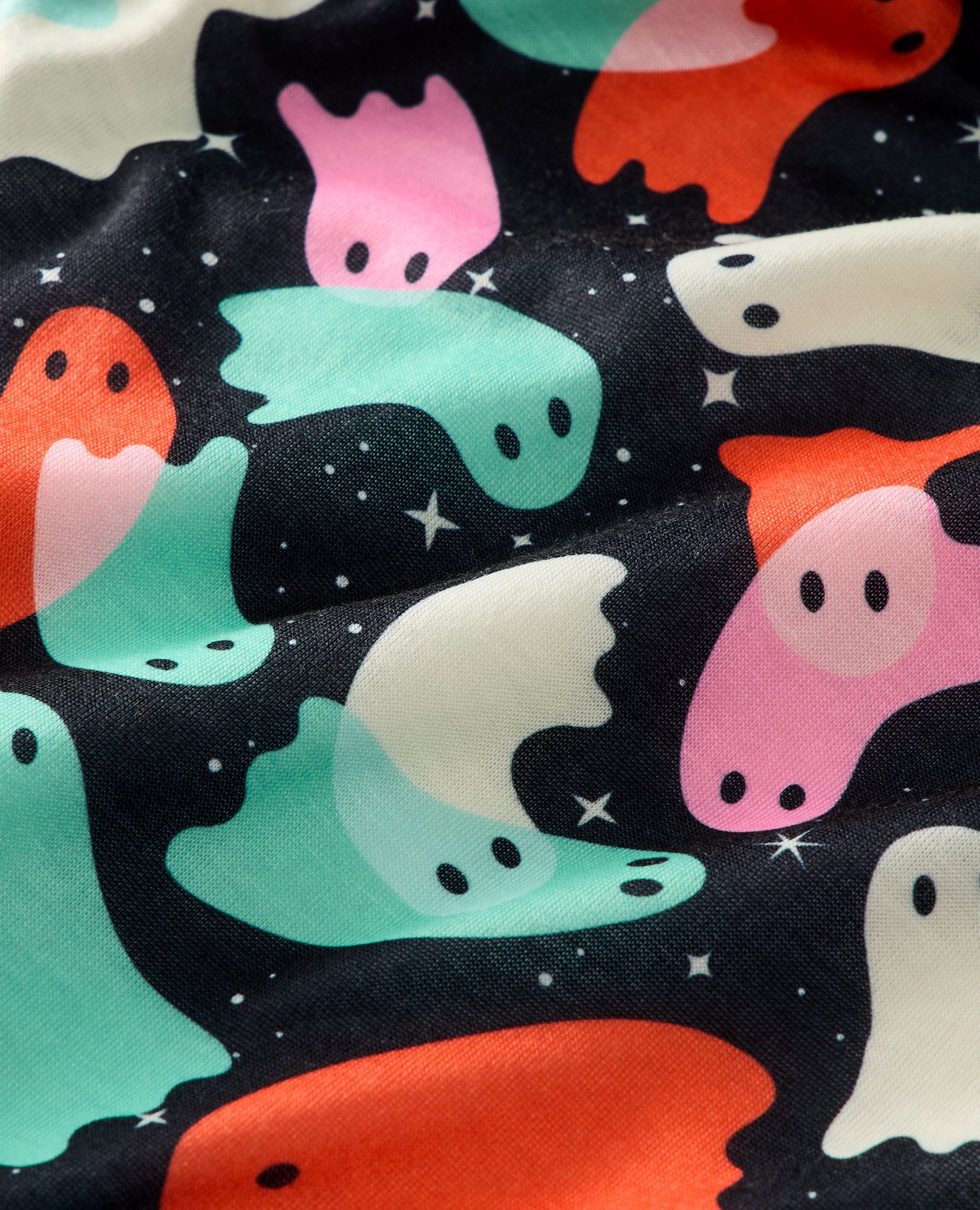 Halloween Short Sleeve Nightgown in Friendly Ghosties - main