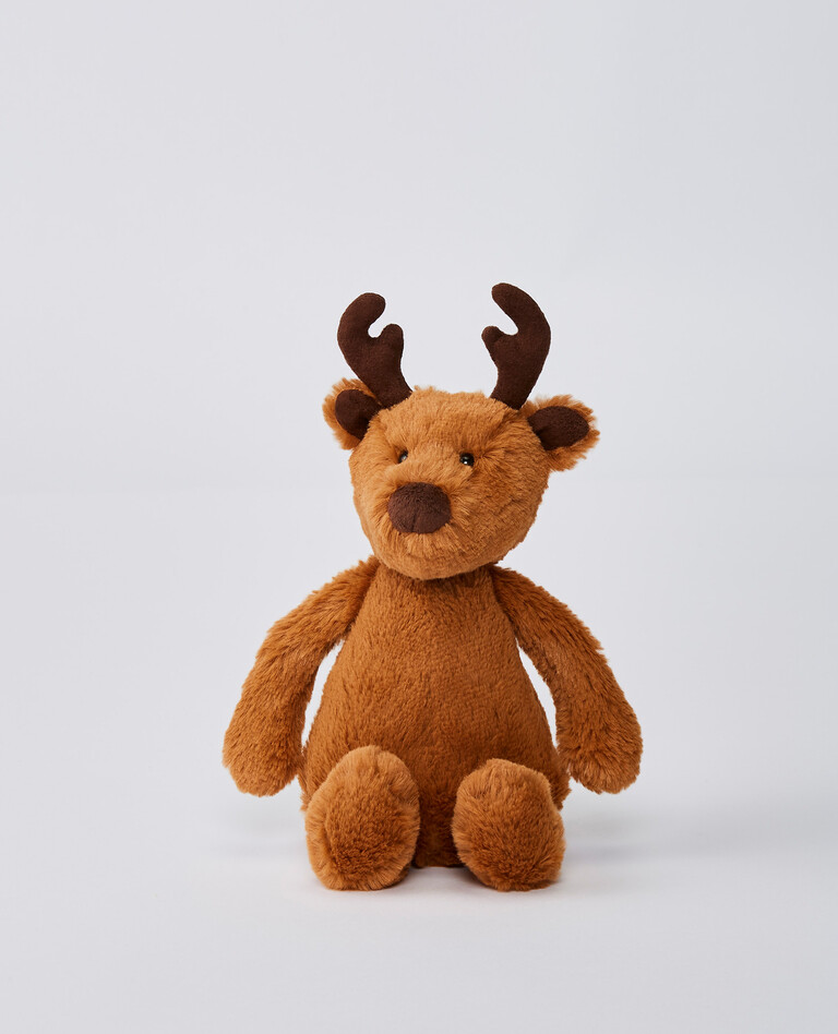 Bashful Reindeer By Jellycat in Brown - main