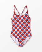 Recycled Women's Swim Suit in Super Strawberries - main