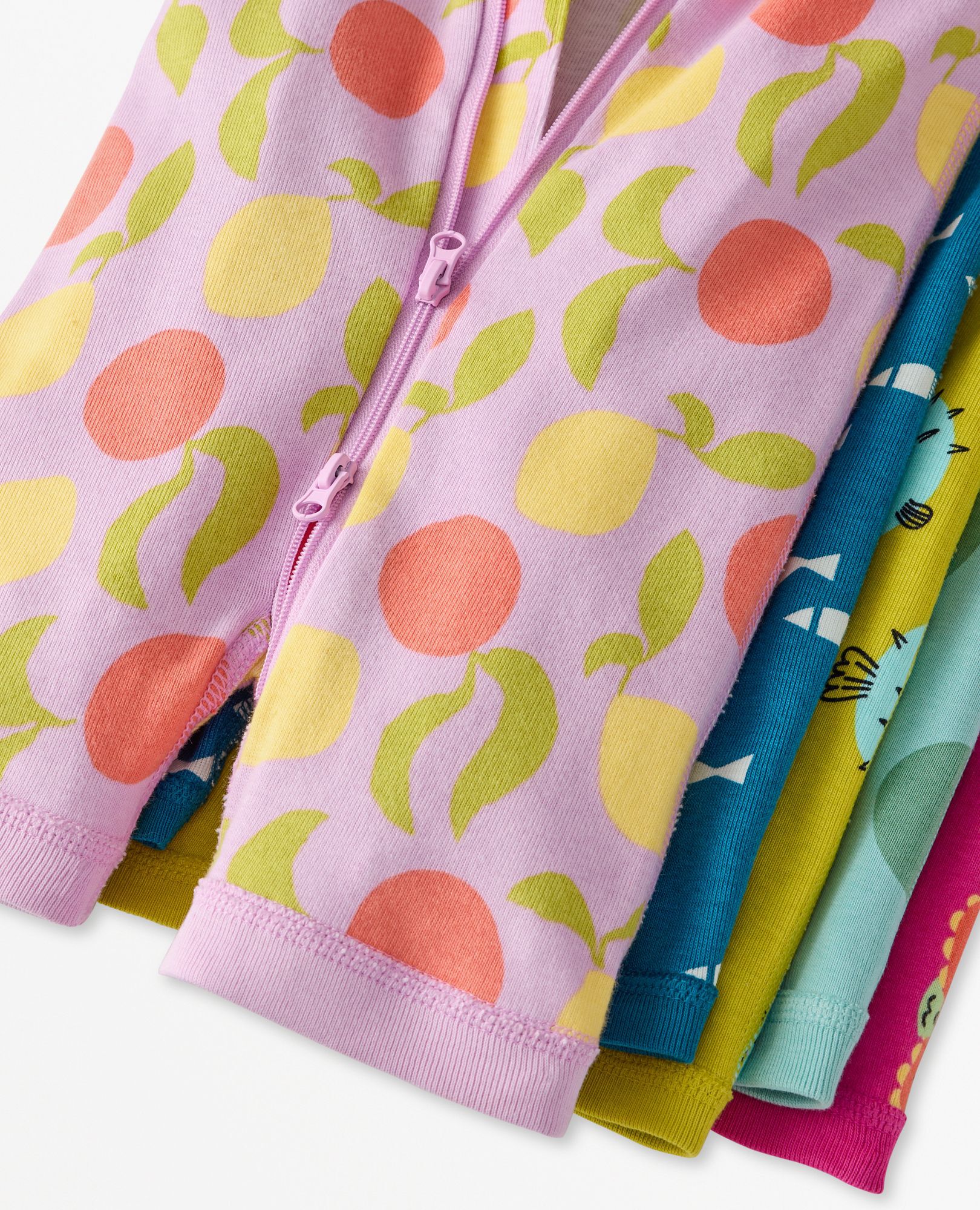 HannaJams™ Sleeper in Sunset Reef Simple Seashells on Tea Rose - main