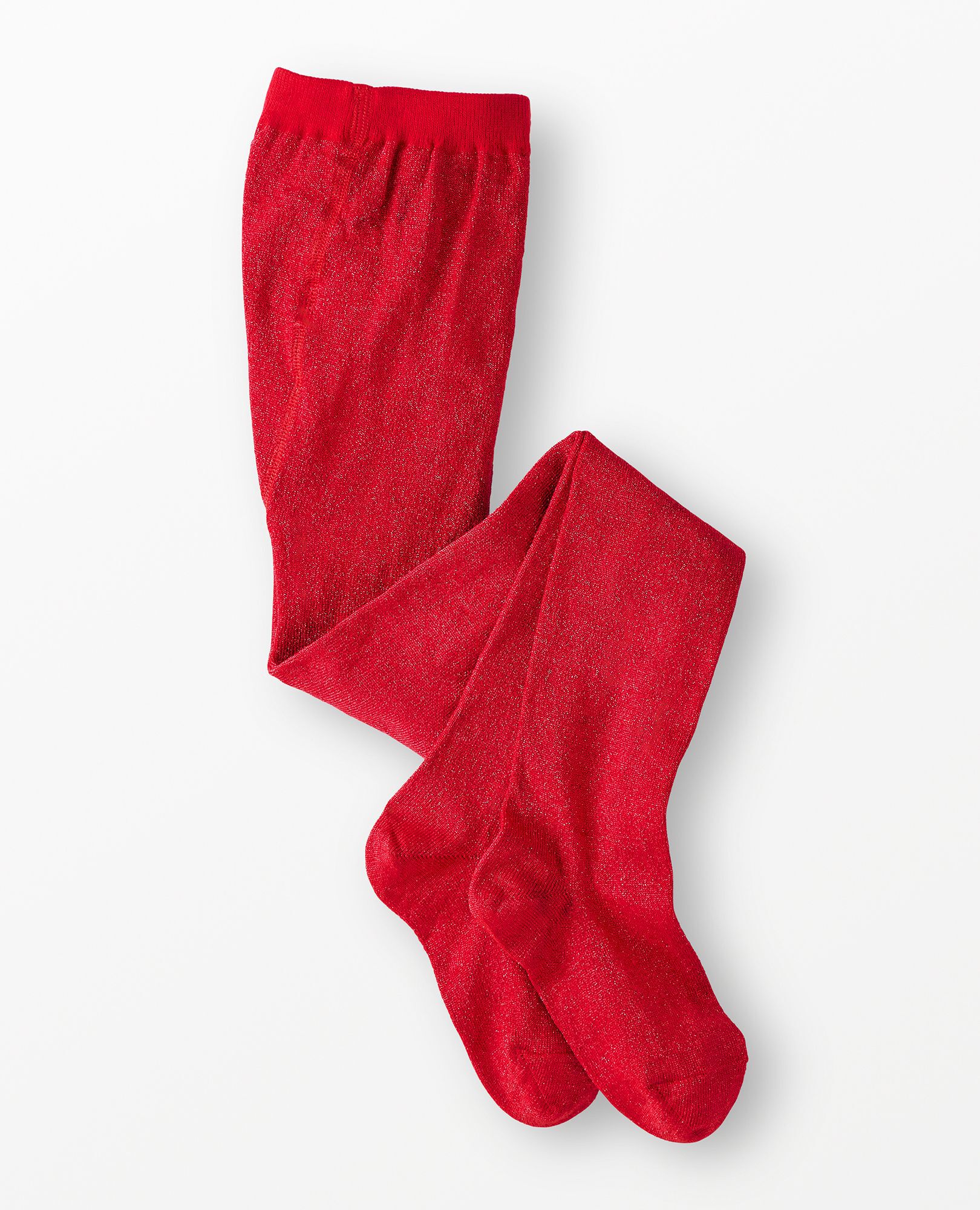 Shimmer Tights in Scarlet Red - main