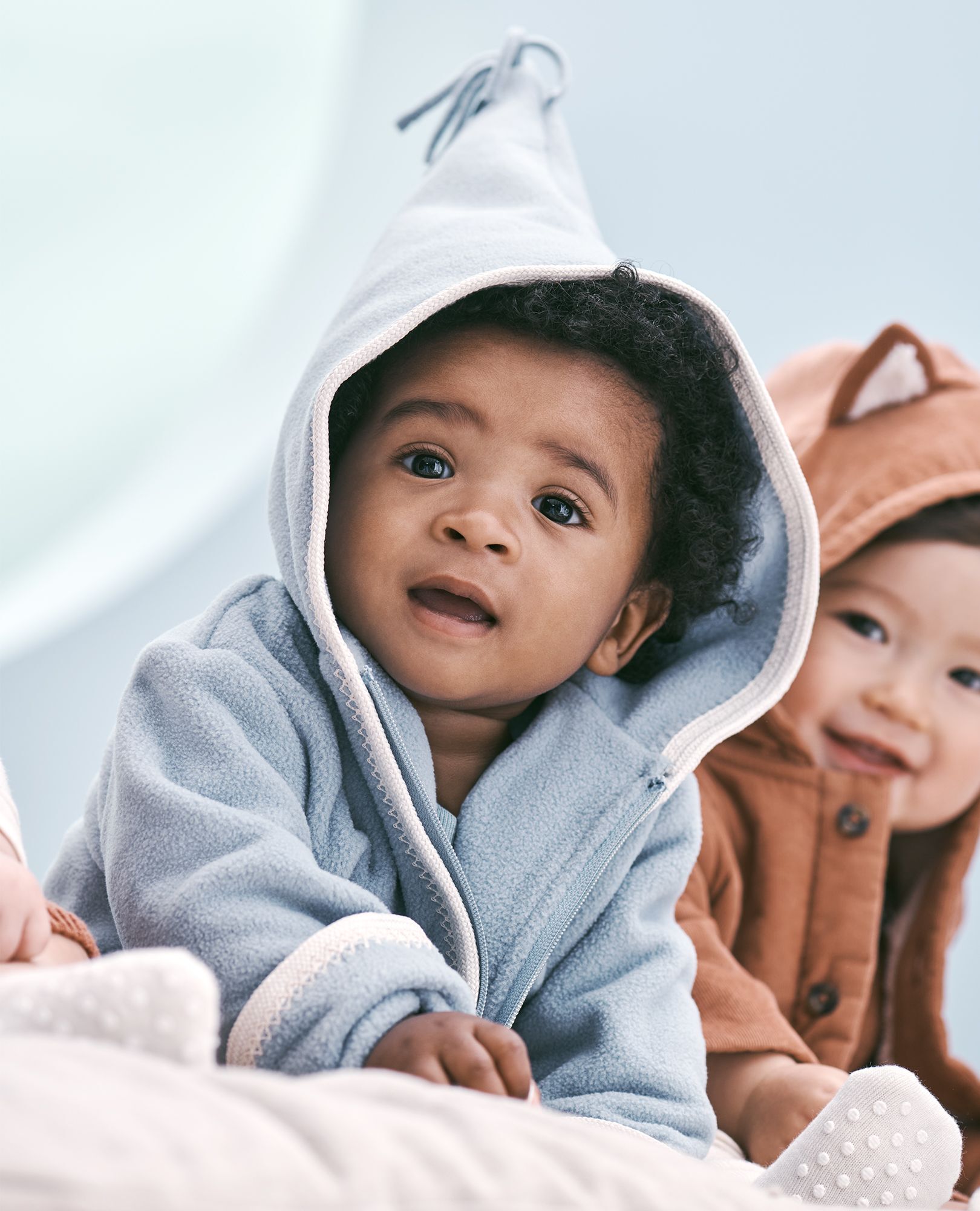 Hanna Andersson Baby Girls Foxy On North Air Fleece Jacket