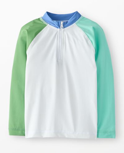 Colorblock Rashguard Top in Multi Colorblock - main