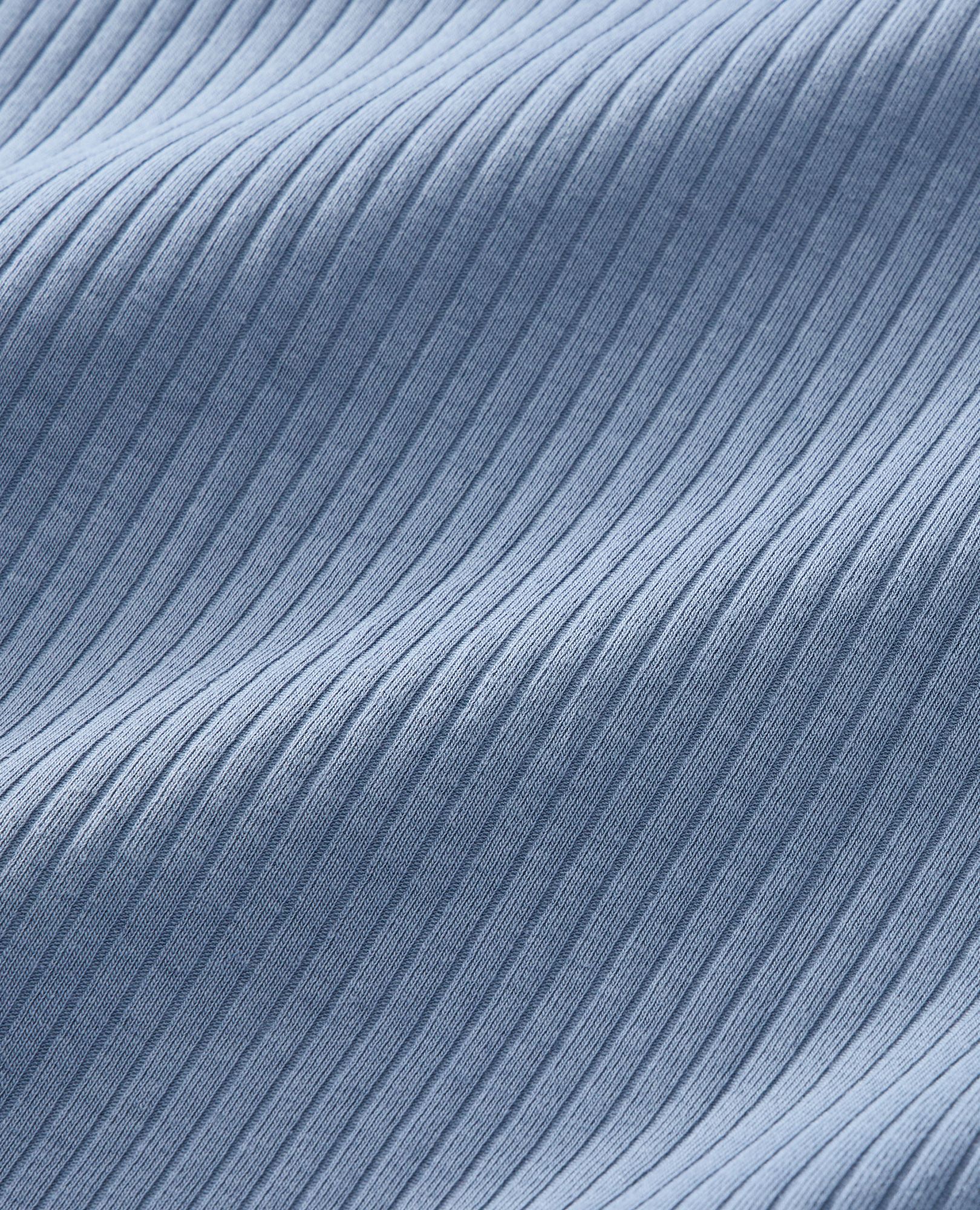 Long Sleeve Mock Turtleneck Dress in Slate Blue - main