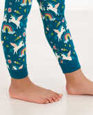 Long John Pajamas In Organic Cotton in Magical Unicorn - main