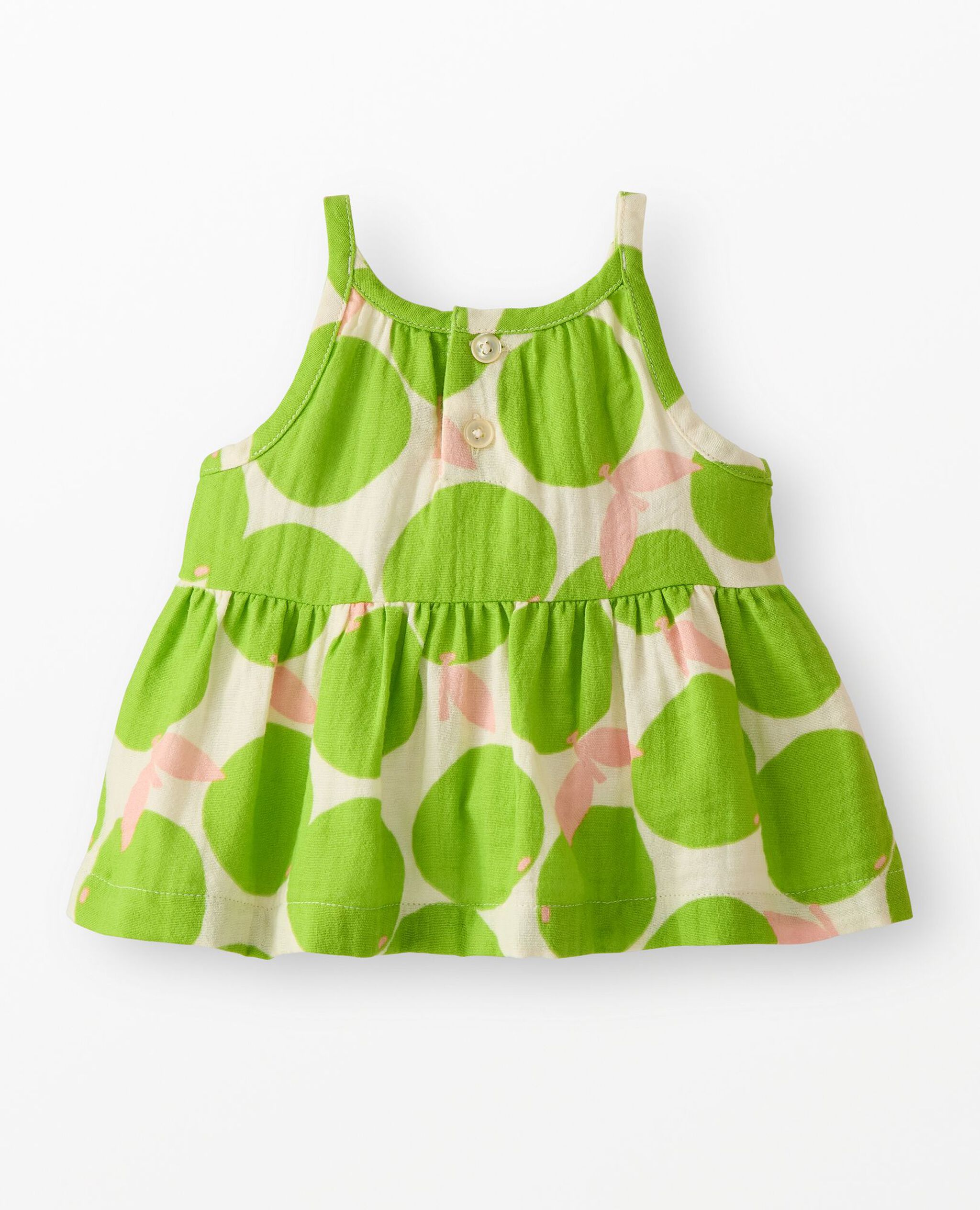 Baby Sleeveless Muslin Top & Balloon Pants Set in Summer Pomelo - main