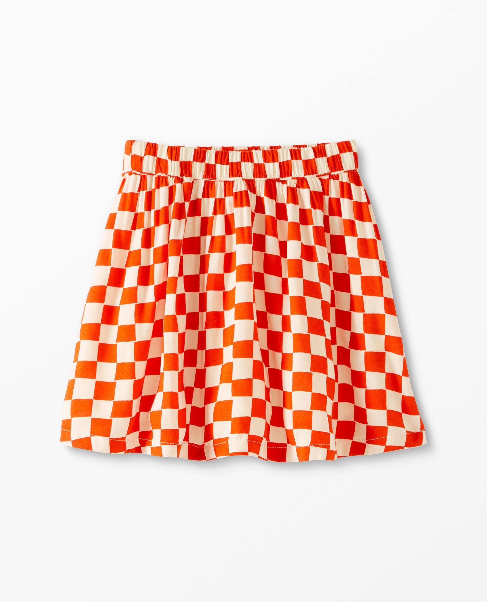 Checker Print Woven Skirt | Hanna Andersson | Hanna-Me-Downs