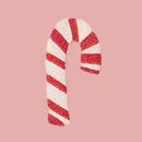 Holiday HannaJams™ Sleeper in Candy Canes - swatch