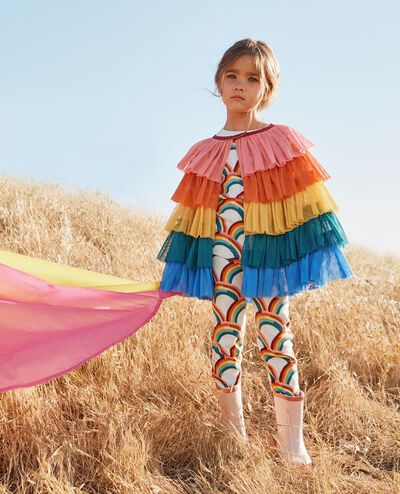 Rainbow Capelet in Rainbow - main