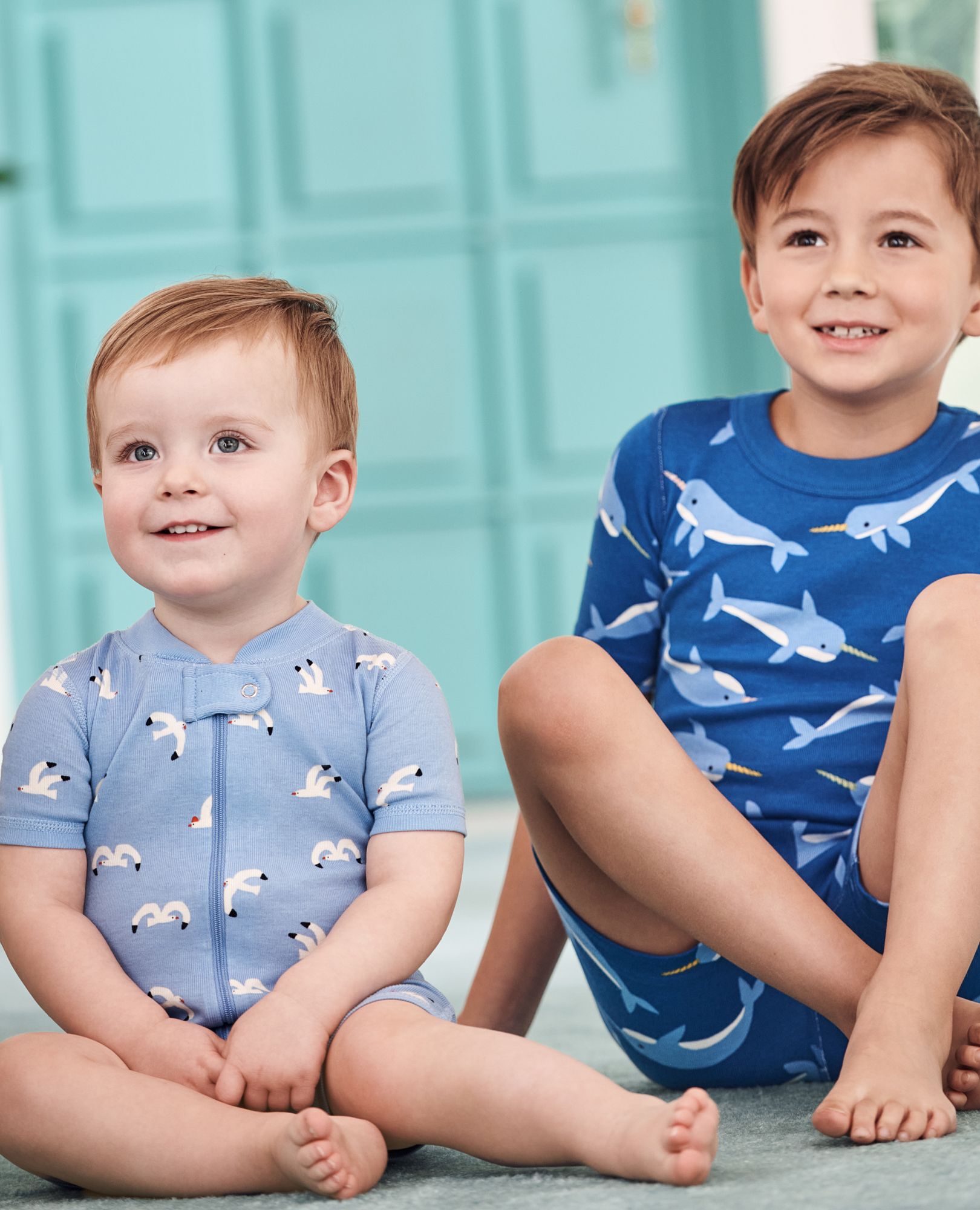 HannaJams™ Sleeper in Seaside Seagulls - main