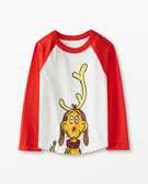 Dr. Seuss Grinch Baseball Tee in Max Red - main