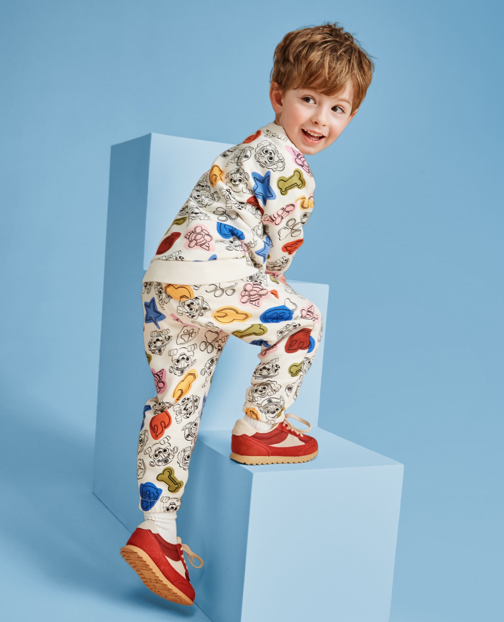 PAW Patrol French Terry Sweatshirt & Sweatpants Set in Paw Patrol - Multi - main