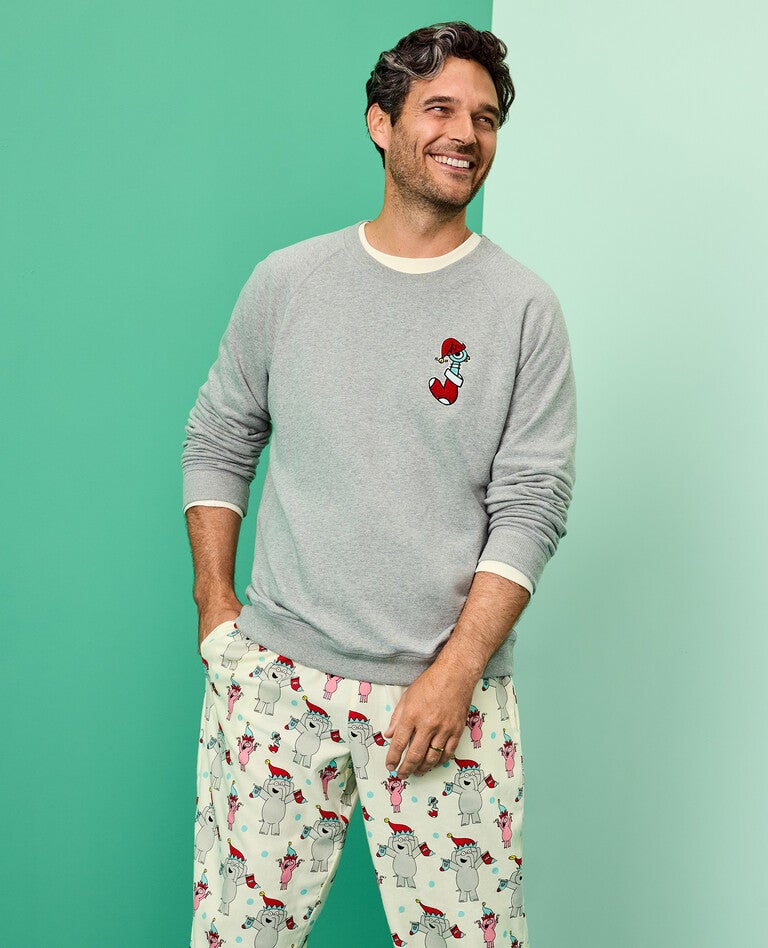 Elephant & Piggie Holiday Matching Family Pajamas in  - main