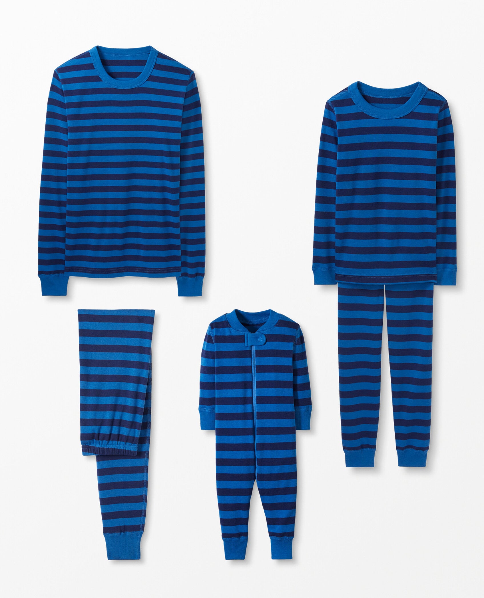 Blue Stripe Matching Family Pajamas Hanna Andersson