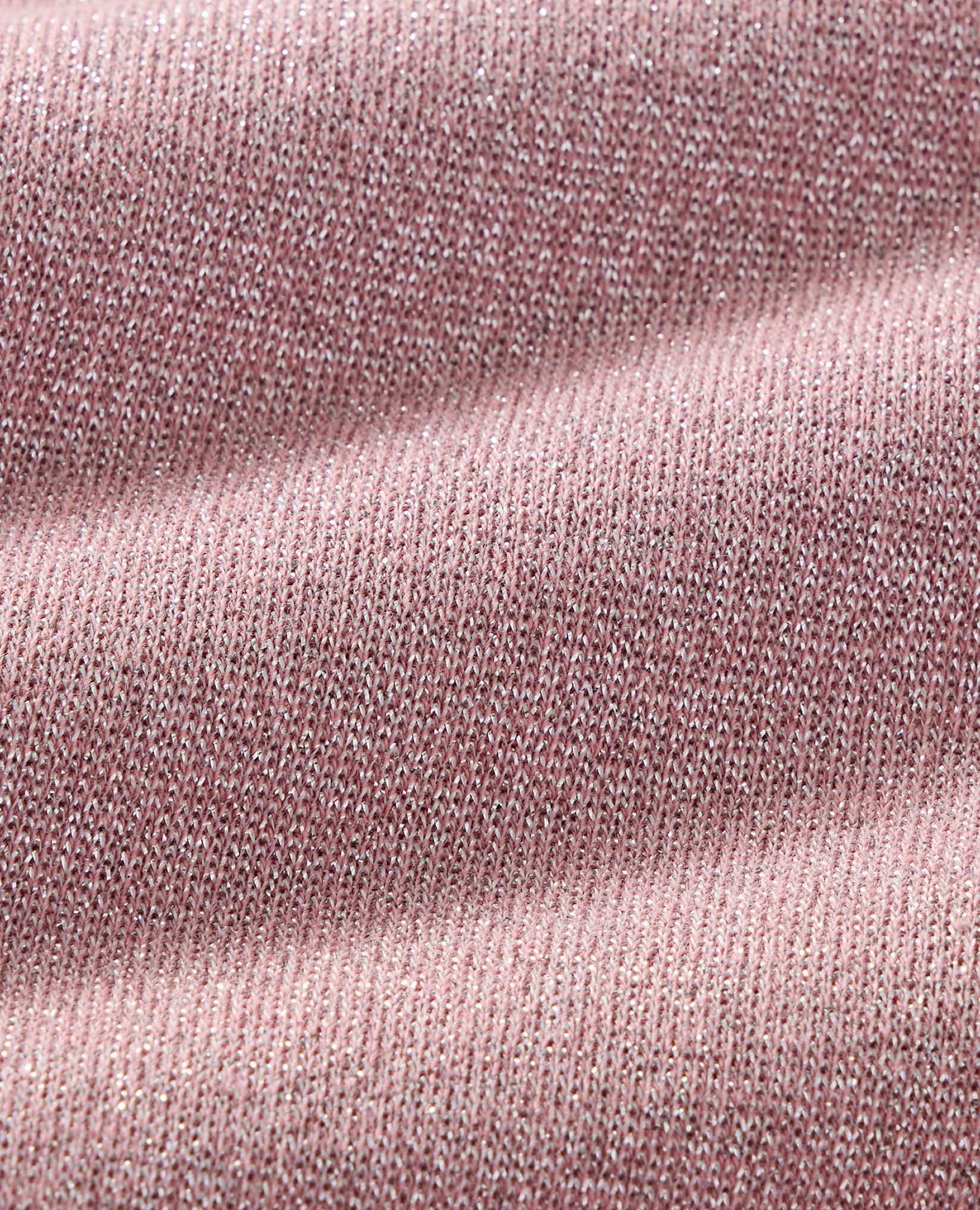 Ribbed Metallic Sparkle Leggings in Macaron - main