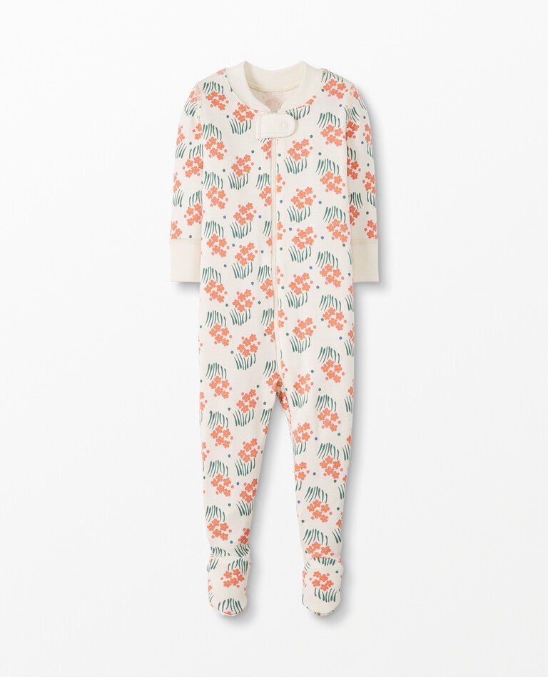 Baby Zip Footed Sleeper In Organic Cotton Hanna Andersson